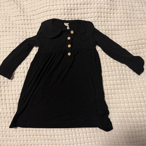 kate quinn Other - Kate Quinn Black Kids Dress with Wooden Buttons